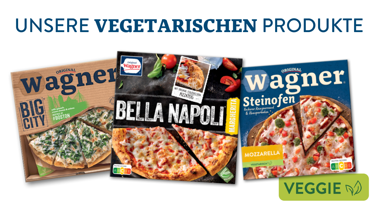 Welche Sorten Wagner Pizza gibt es?