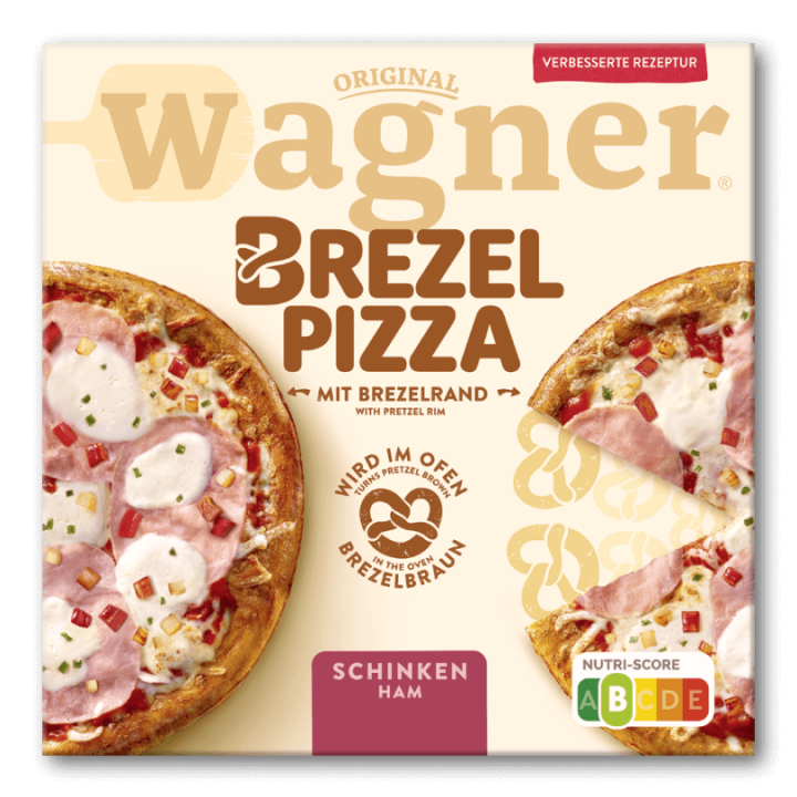 Wagner Brezel Pizza Schinken 8x460g_0